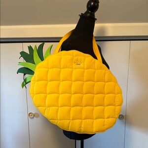 Kate Spade Vibrant Yellow and Green Pineapple Shoulder Bag